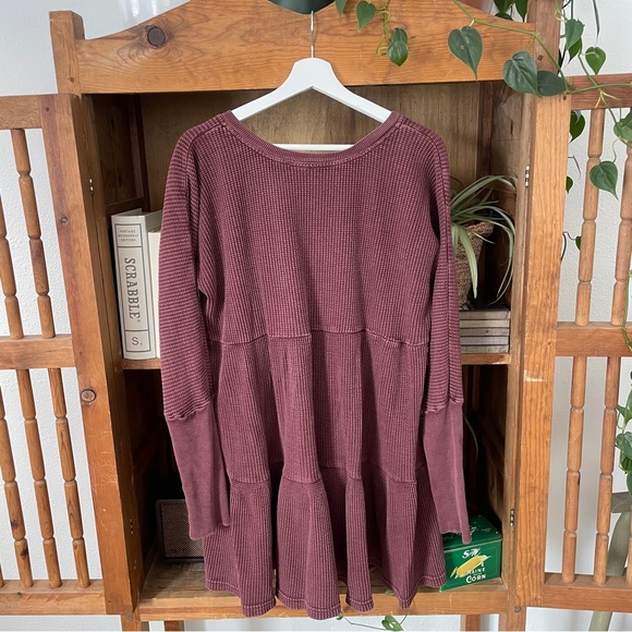 Free People Jolene Mini Dress - Wine/burgundy - Picture 4 of 6